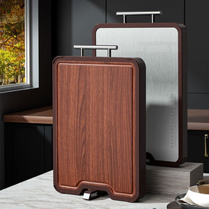 Discover the Benefits of Our Stainless Steel Ebony Double Sided Cutting Board