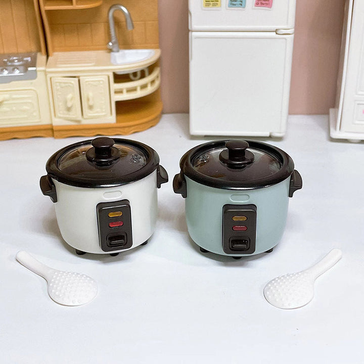 Transform Playtime with the Doll House Kitchen Mini Model Rice Cooker